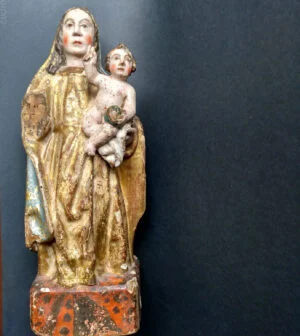 Virgen con el Niño, Nueva España ( México ) , s. XVI pp. XVII